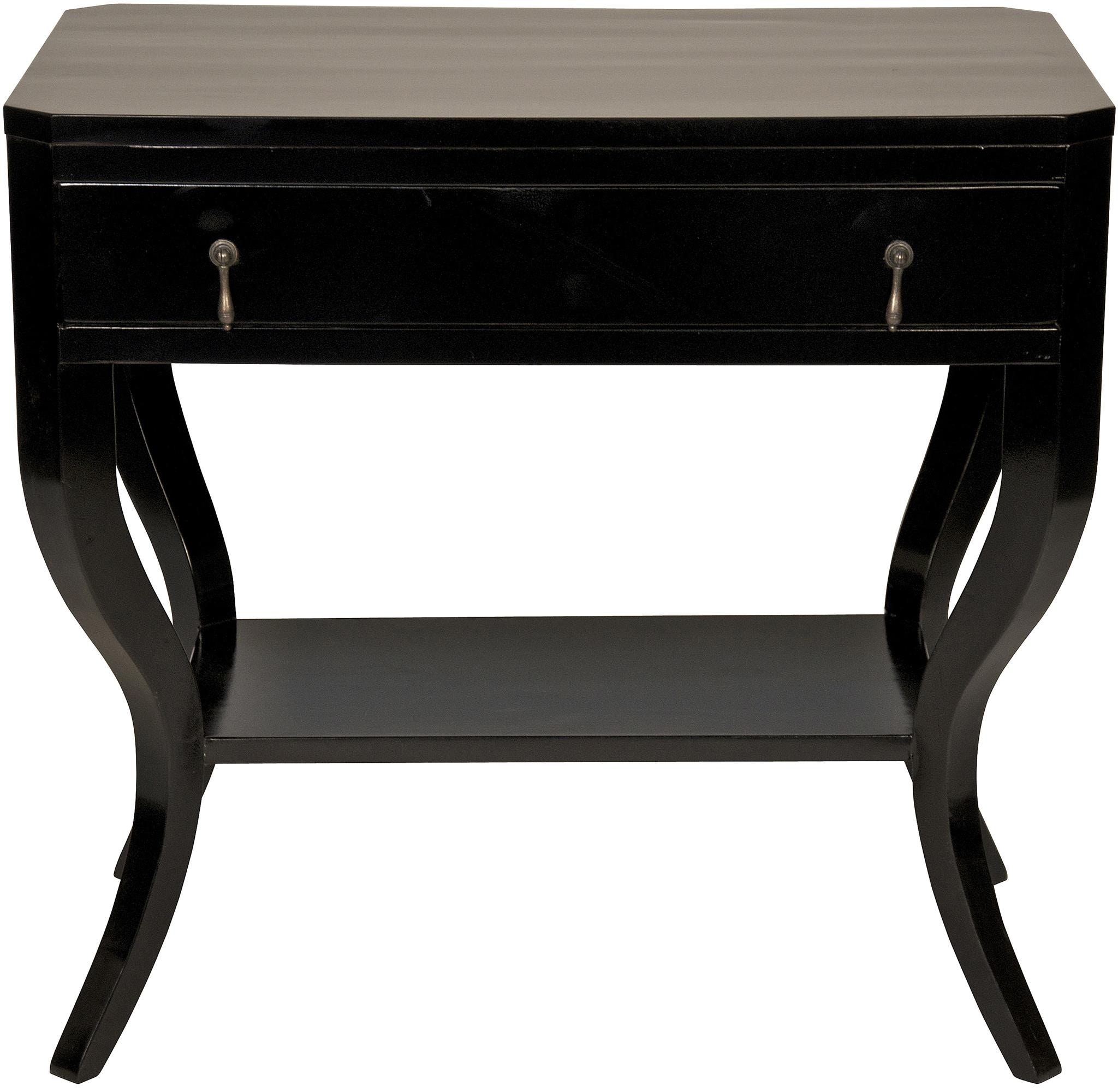 Noir Weldon Side Table Distressed Black GTAB665D1 - Portland Noir Weldon Side Table Distressed Black GTAB665D1 - Portland